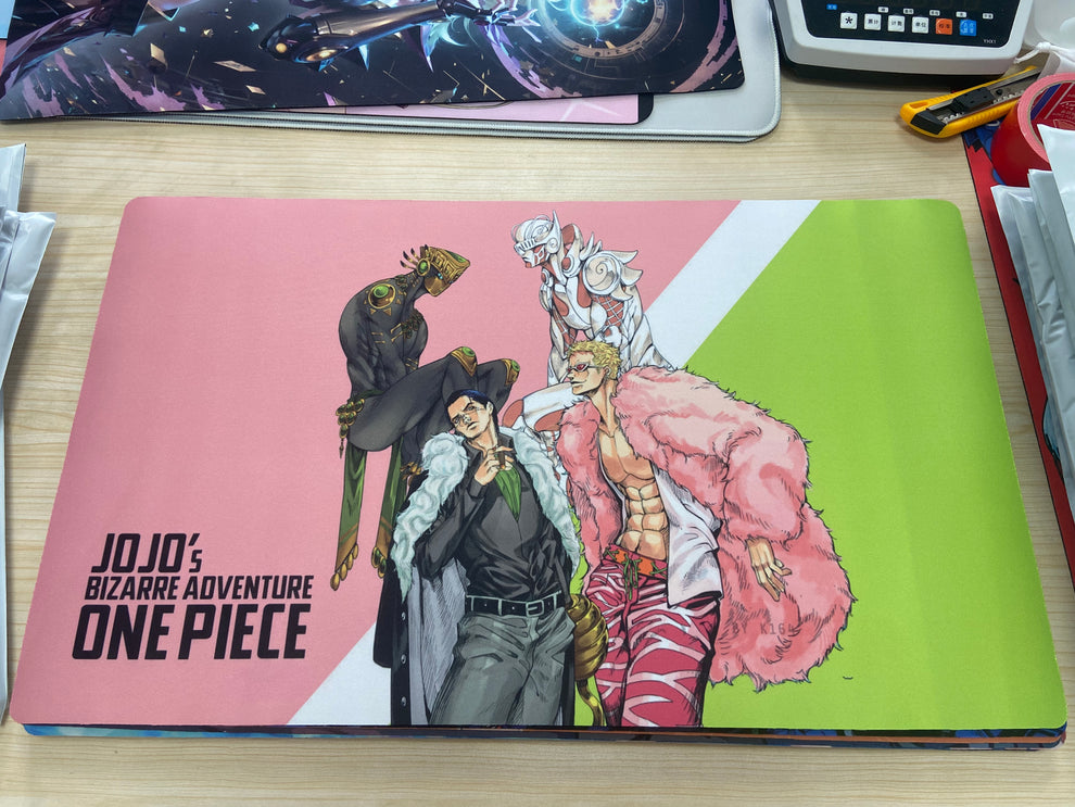 Playmat One Piece JoJo's Bizarre Adventure Theme Doflamingo & Croc